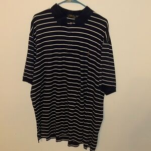 2XLT Striped Ralph Lauren Polo